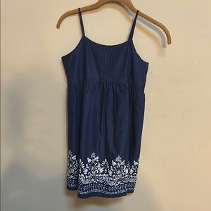 Janie and Jack girls size 10 navy dress nwt.